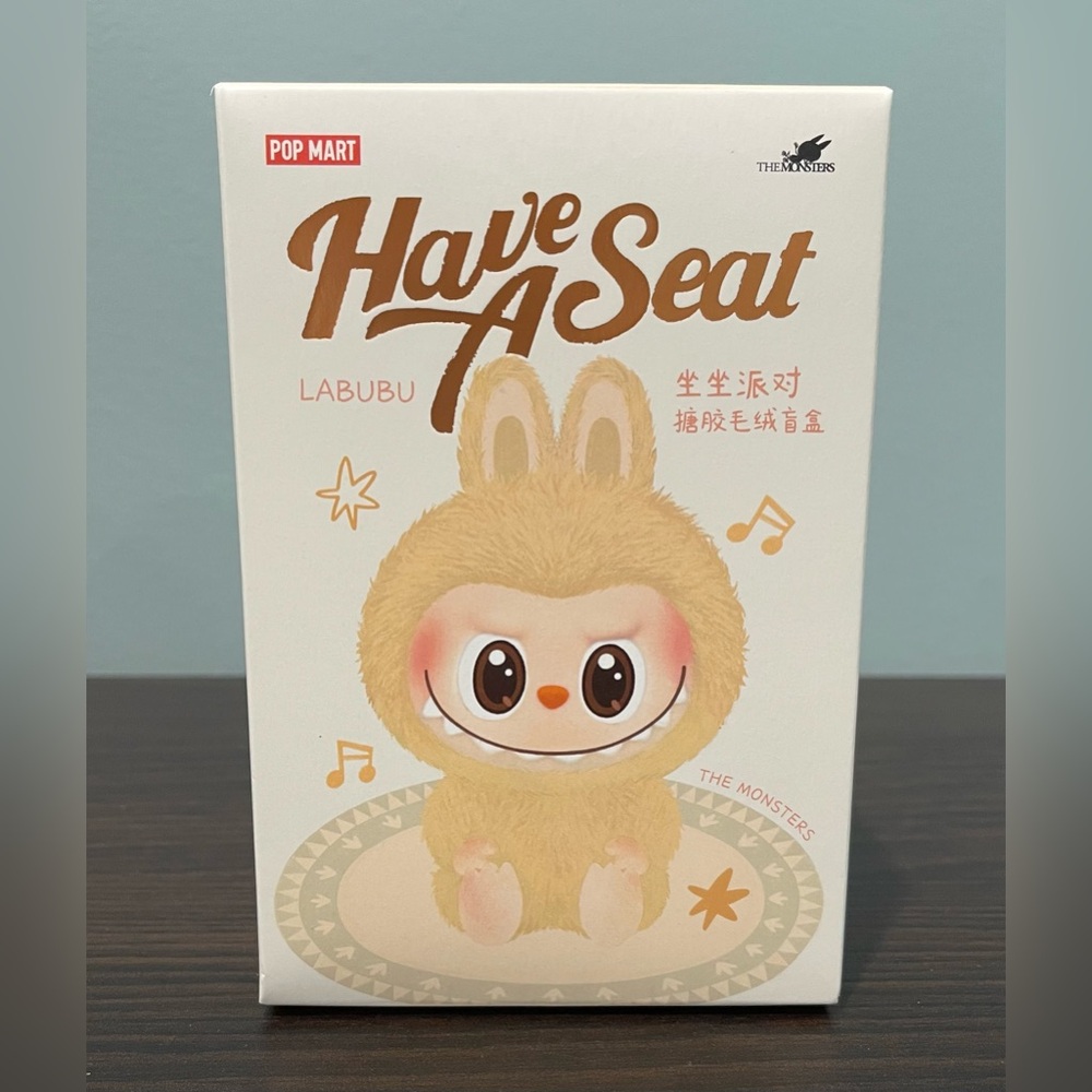 POP MART THE MONSTERS LABUBU Have a Seat Blind Box 100% authentic (SISI)
